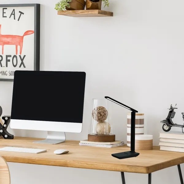 LED állítható asztali lámpa POST LED/5W/5V 3000-6500K fekete