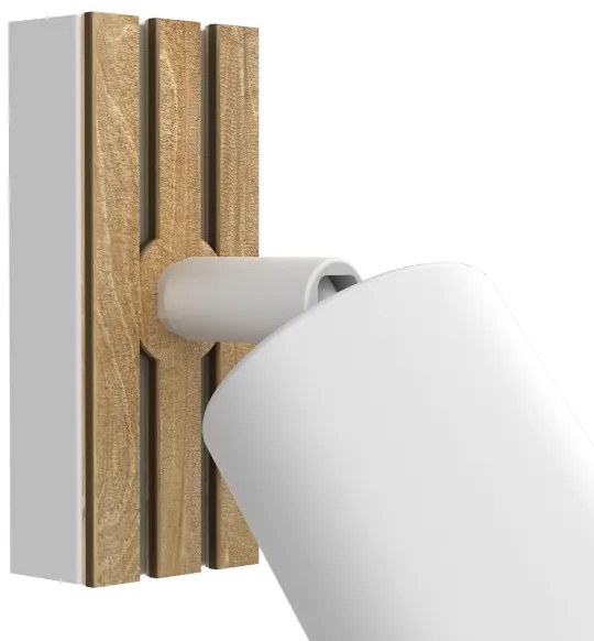 Fali spotlámpa TERRA 1xGU10/8W/230V fehér/tölgy