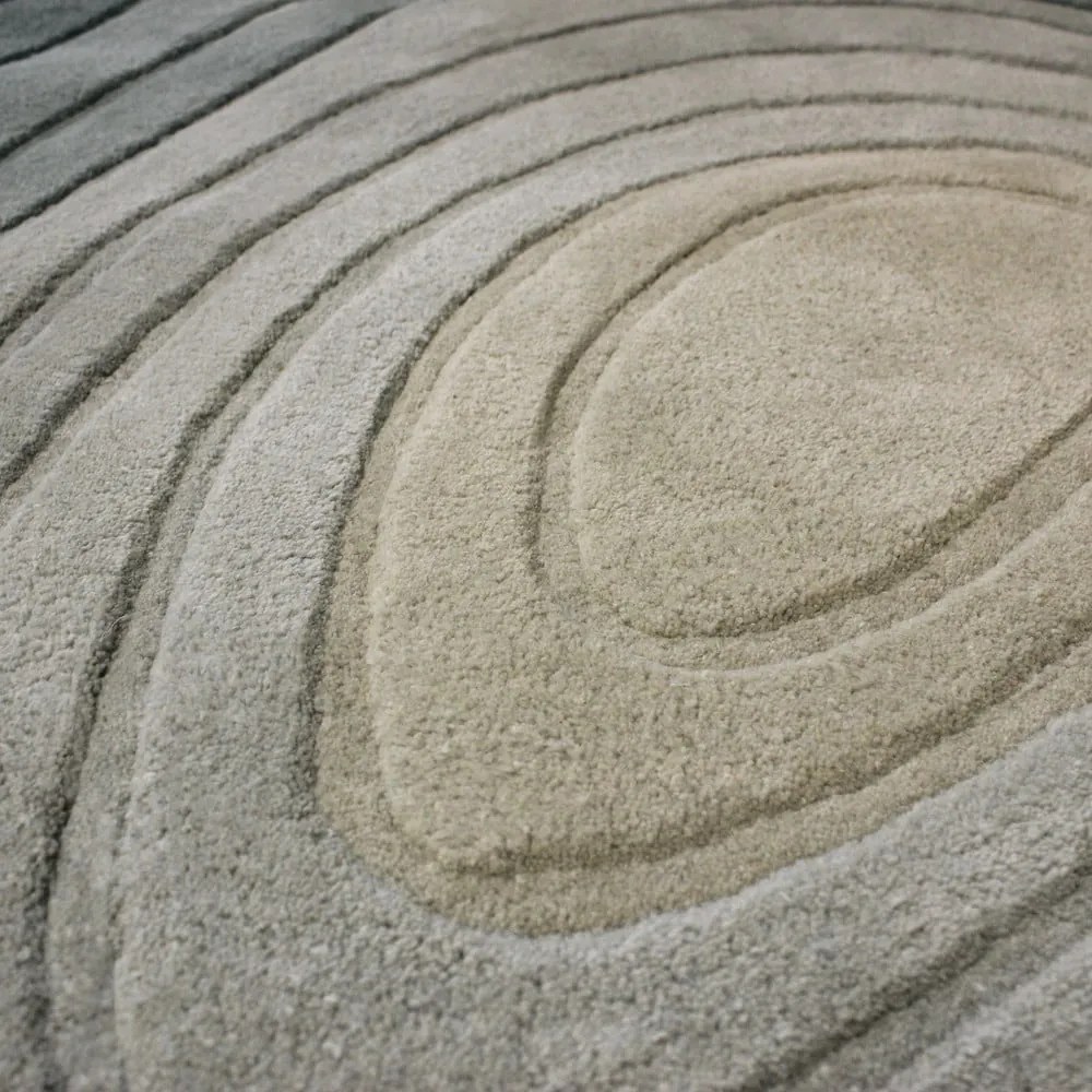 Kék gyapjú szőnyeg 160x230 cm Puddle Ombre Wool – Flair Rugs