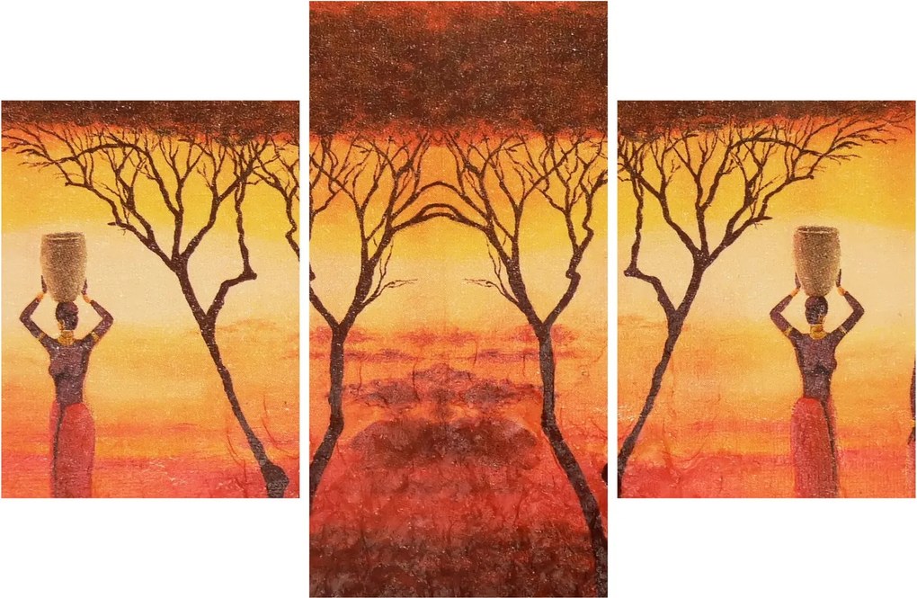 Kép - afrikai szavanna (90x60 cm)