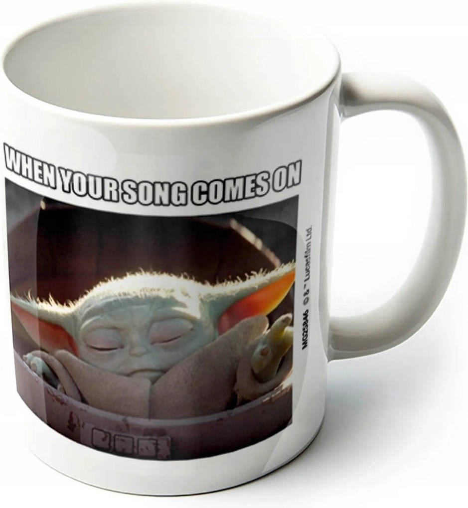 Grogu Mandalorian Bögre When Your Song Comes On Star Wars Star Wars
