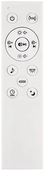 Rabalux 71030 - RGB LED, fényerőszabályozható mennyezeti lámpatest NIKOLAUS LED/24W/230V