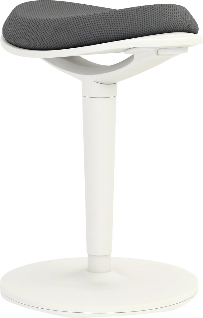 HOMCOM Ülőpárna, Ergonomikus Irodai Szék, 56,5-71,5 cm Magasságban Állítható Munka Szék, Forgószék Irodához és Tanulószobához, Háló, Szürke | Aosom
