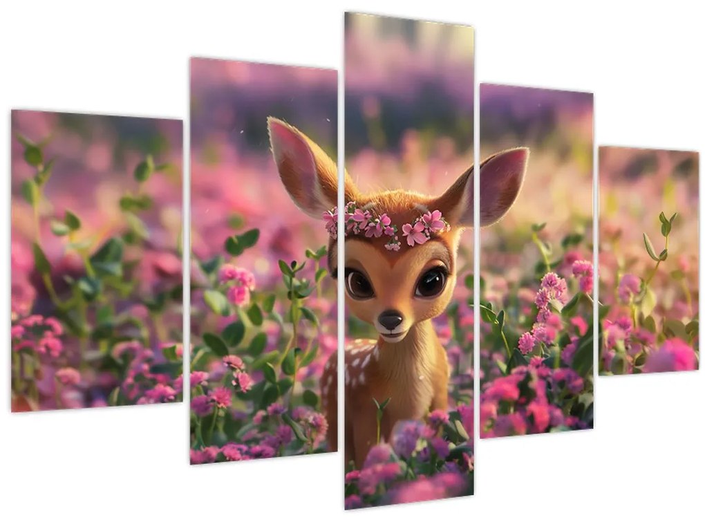 Kép - Aranyos őzike (150x105 cm)