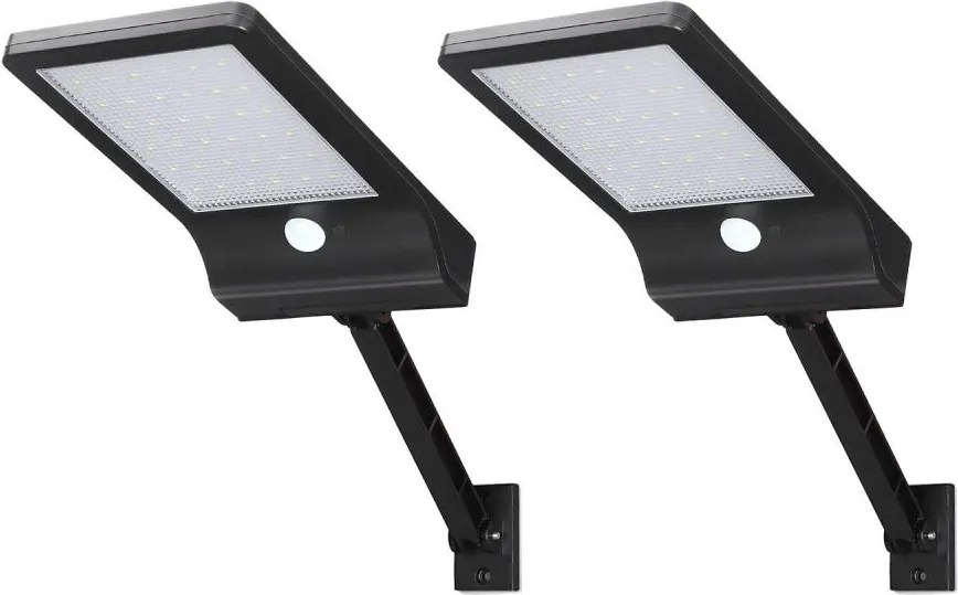 Aigostar - 2 db-os LED napelemes lámpa szett érzékelővel. LED/3W/3,7V 3000/4000/5000K + távirányító