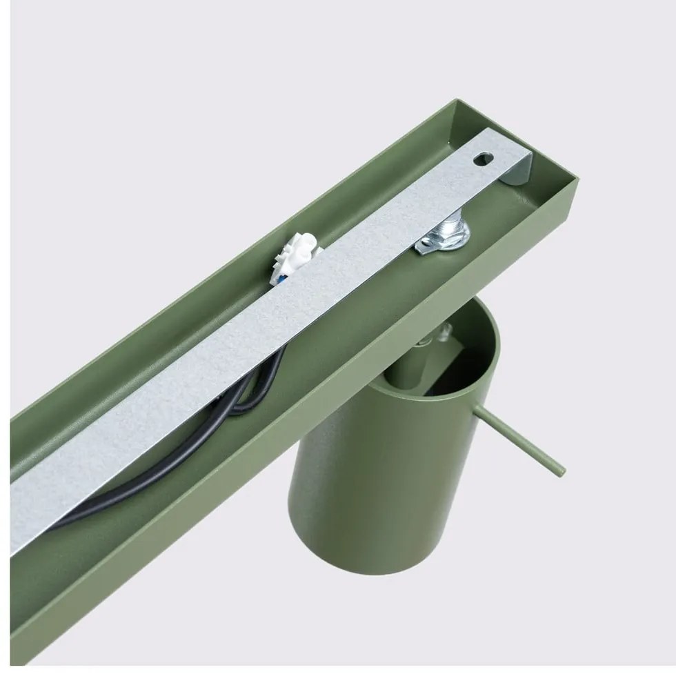 Zöld spotlámpa 6x117 cm Etna – Sollux