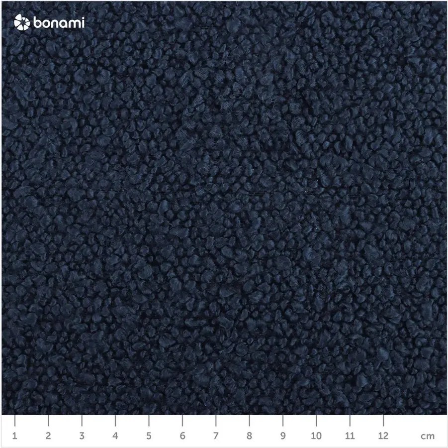 Sötétkék buklé kanapé 235 cm Molino – Micadoni Home