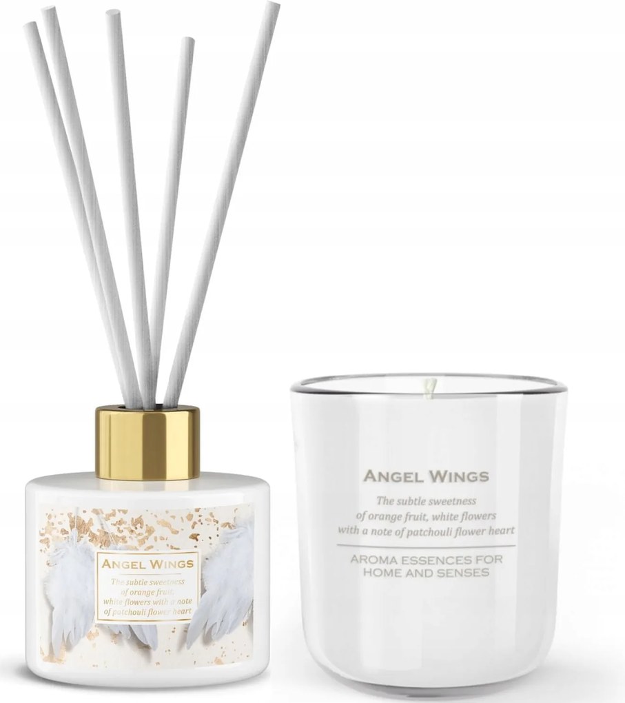 Angel Wings gyertya szett 150g diffúzor 100ml