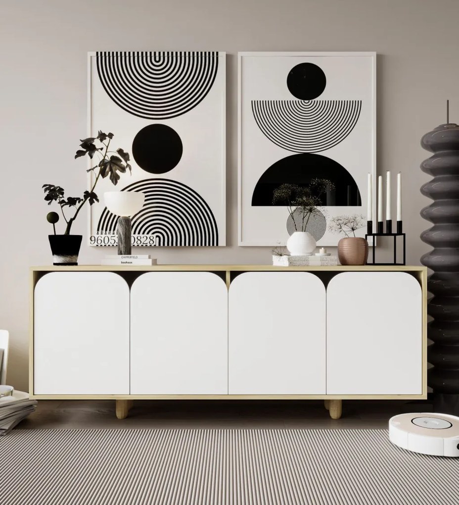 Lazio Bohem 180 - Sapphire Oak, White