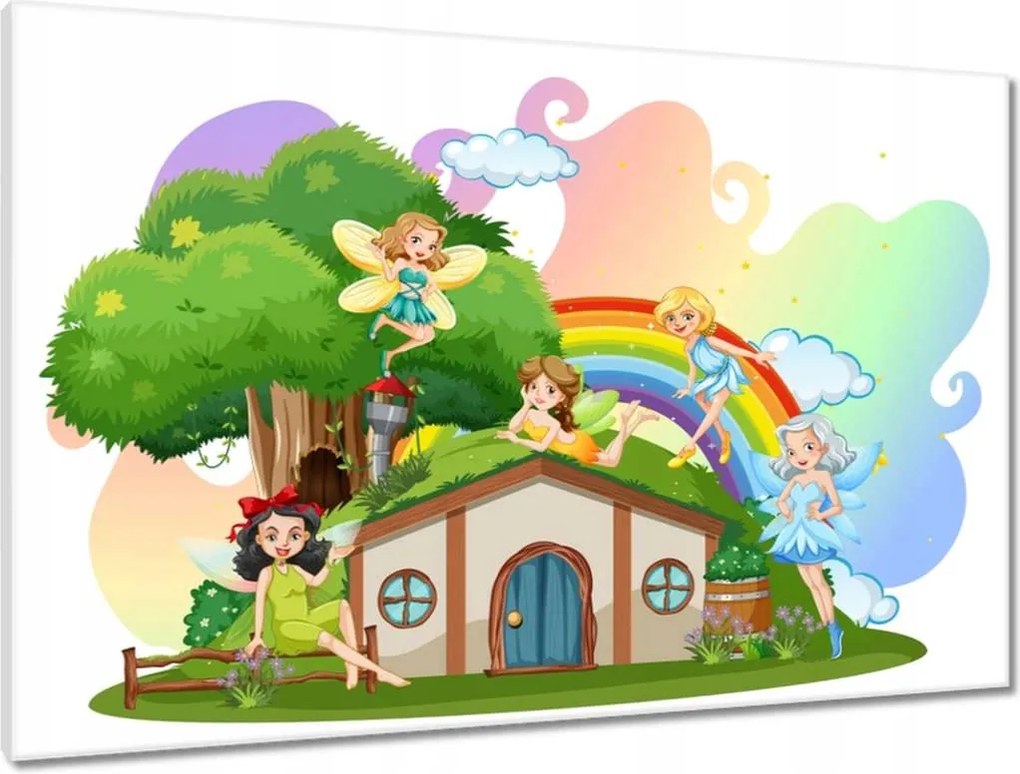 Vászonkép 90x60 Tündérek a varázslatos világból