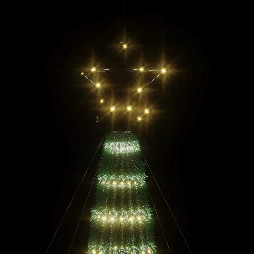 meleg fehér LED karácsonyfa 275 LED 180 cm