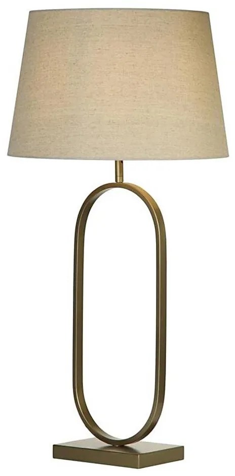 Searchlight EU94102NA - Asztali lámpa MODISH 1xE27/60W/230V krémszínű