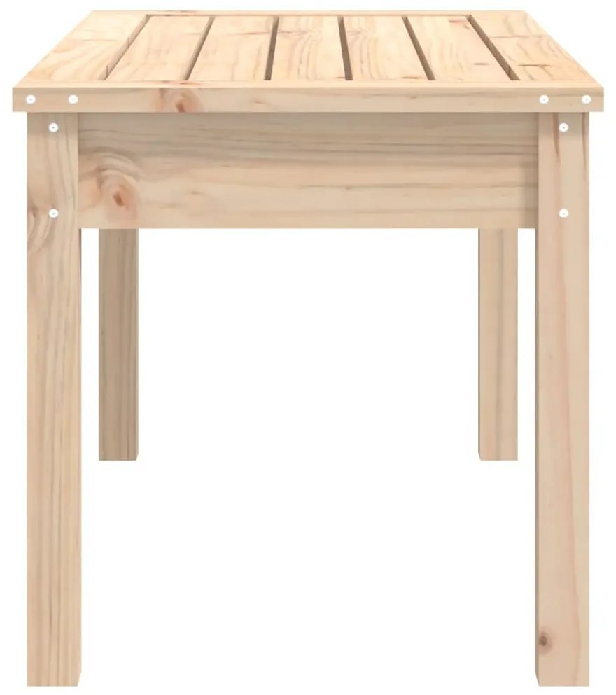 tömör fenyőfa kerti pad 80x44x45 cm