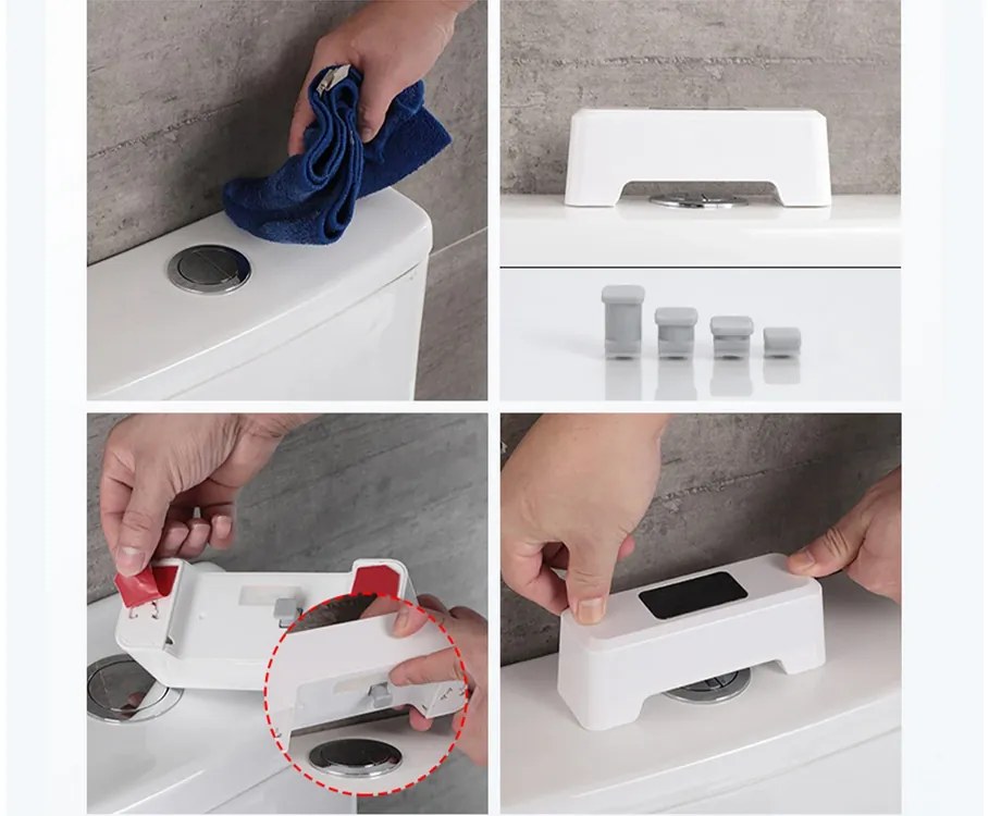 Modern érintésmentes WC öblítés automatikus mozgásérzékelővel - VERK 27030