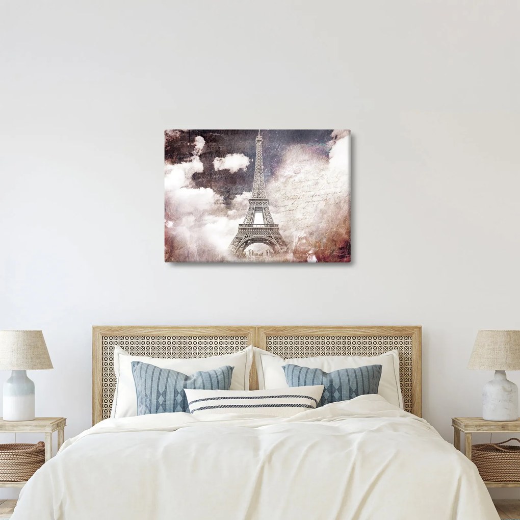 Kép - Eiffel-torony, Párizs, Franciaország (70x50 cm)