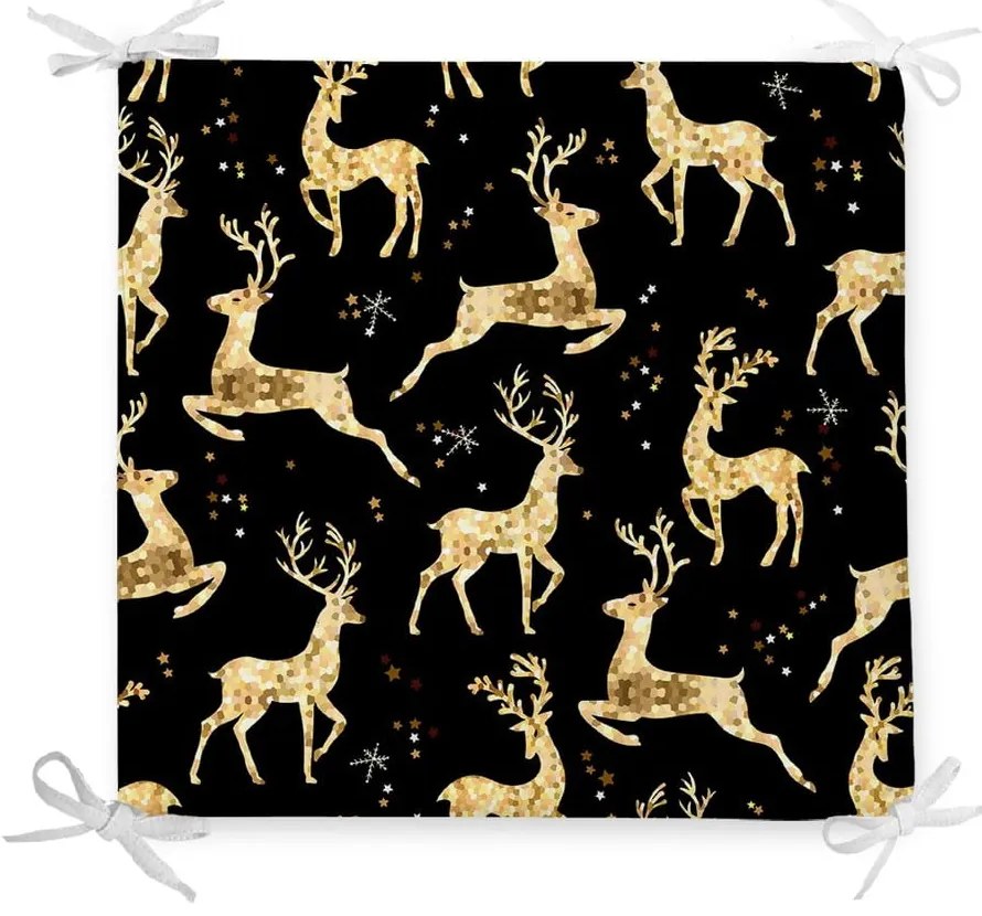 Dasher karácsonyi pamutkeverék székpárna, 42 x 42 cm - Minimalist Cushion Covers