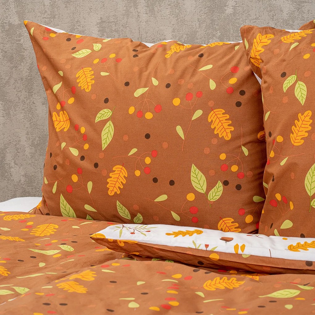 4Home Ősz pamut ágynemű, 160 x 200 cm, 70 x 80 cm, 160 x 200 cm, 70 x 80 cm