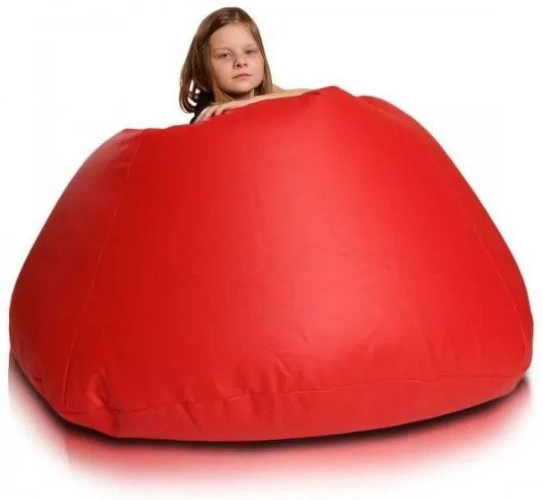 Babzsák labda Maxi ökobőr TiaHome - Narancssárga