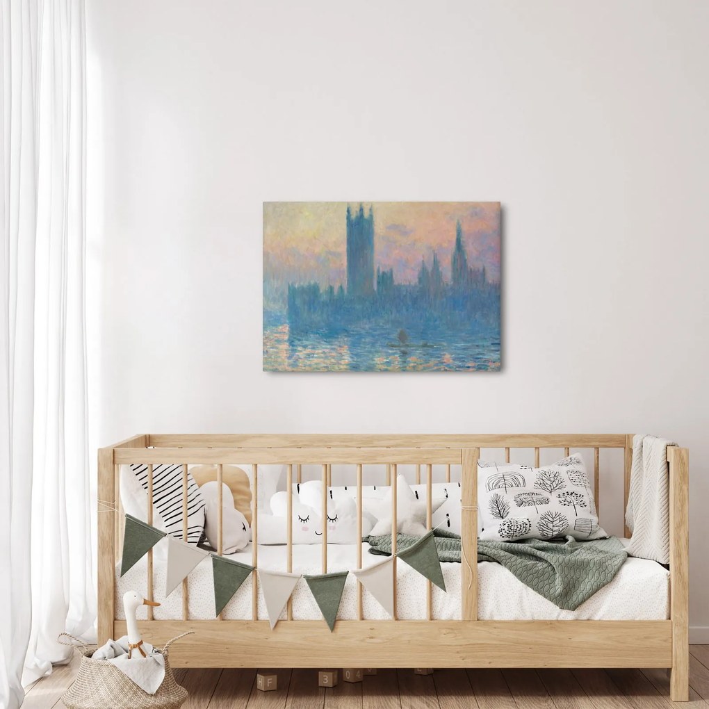 Kép - Claude Monet, The Houses of Parliament, Sunset, reprodukciók (70x50 cm)