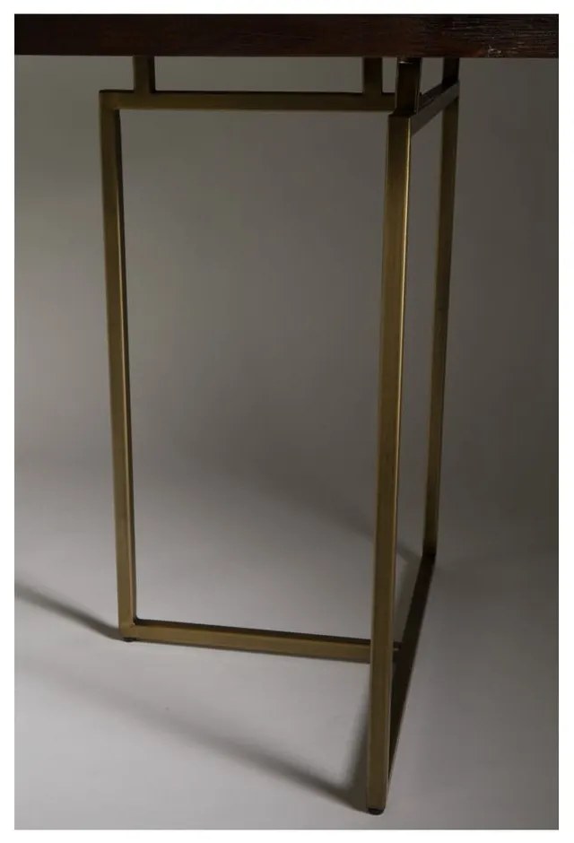 Aron étkezőasztal acél szerkezettel, 220 x 90 cm - Dutchbone