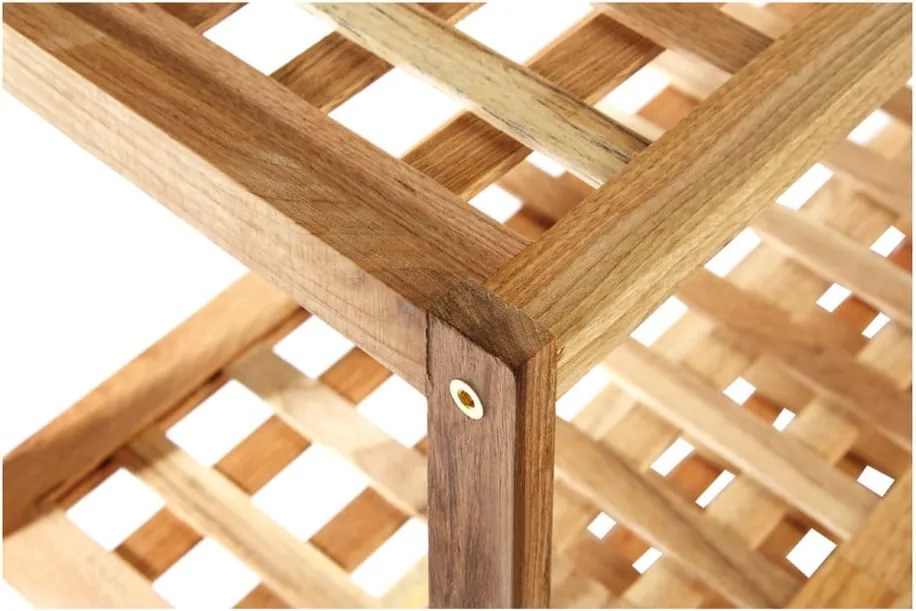 Natúr színű diófa cipőtartó – Premier Housewares