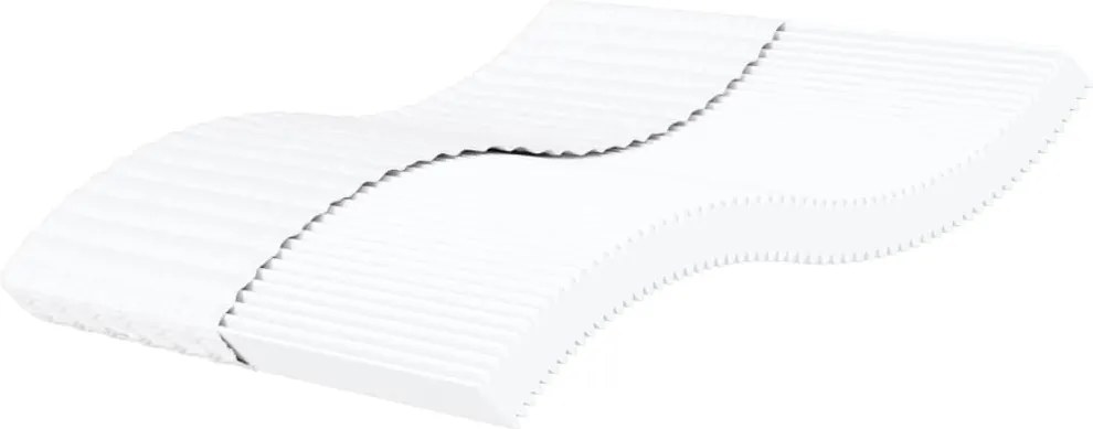 vidaXL fehér H2/H3 keménységű habmatrac 200 x 200 cm