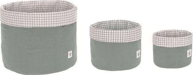 Lassig Játéktároló kosarak 3 db-os szett Ideális gyermekek számára