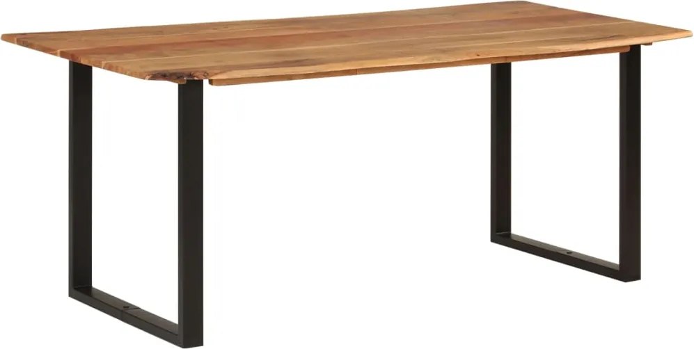 vidaXL tömör akácfa étkezőasztal 180 x 90 x 76 cm