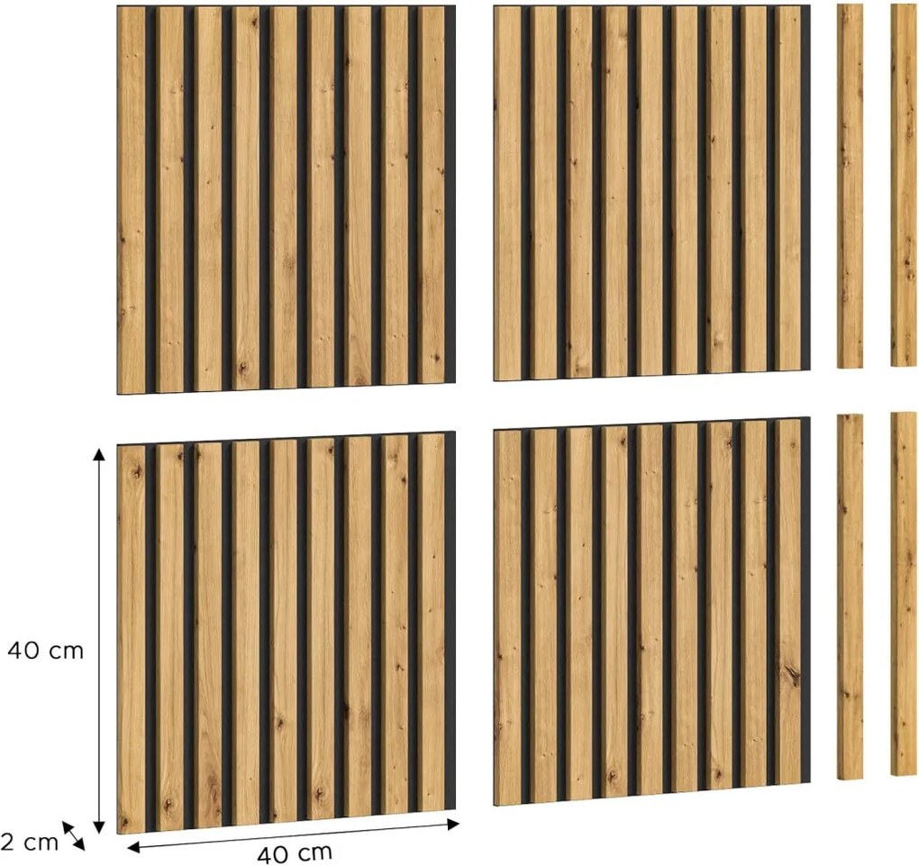 Silence 4 darabos akusztikus panel szett