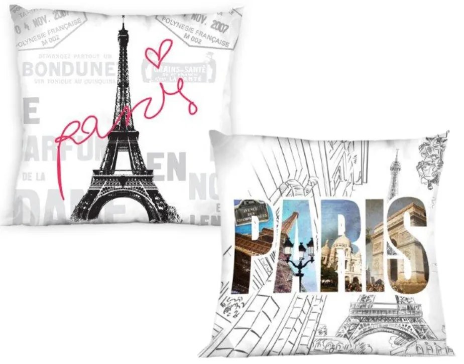 Pamut párnahuzat 40x40cm Paris TiaHome 2 db