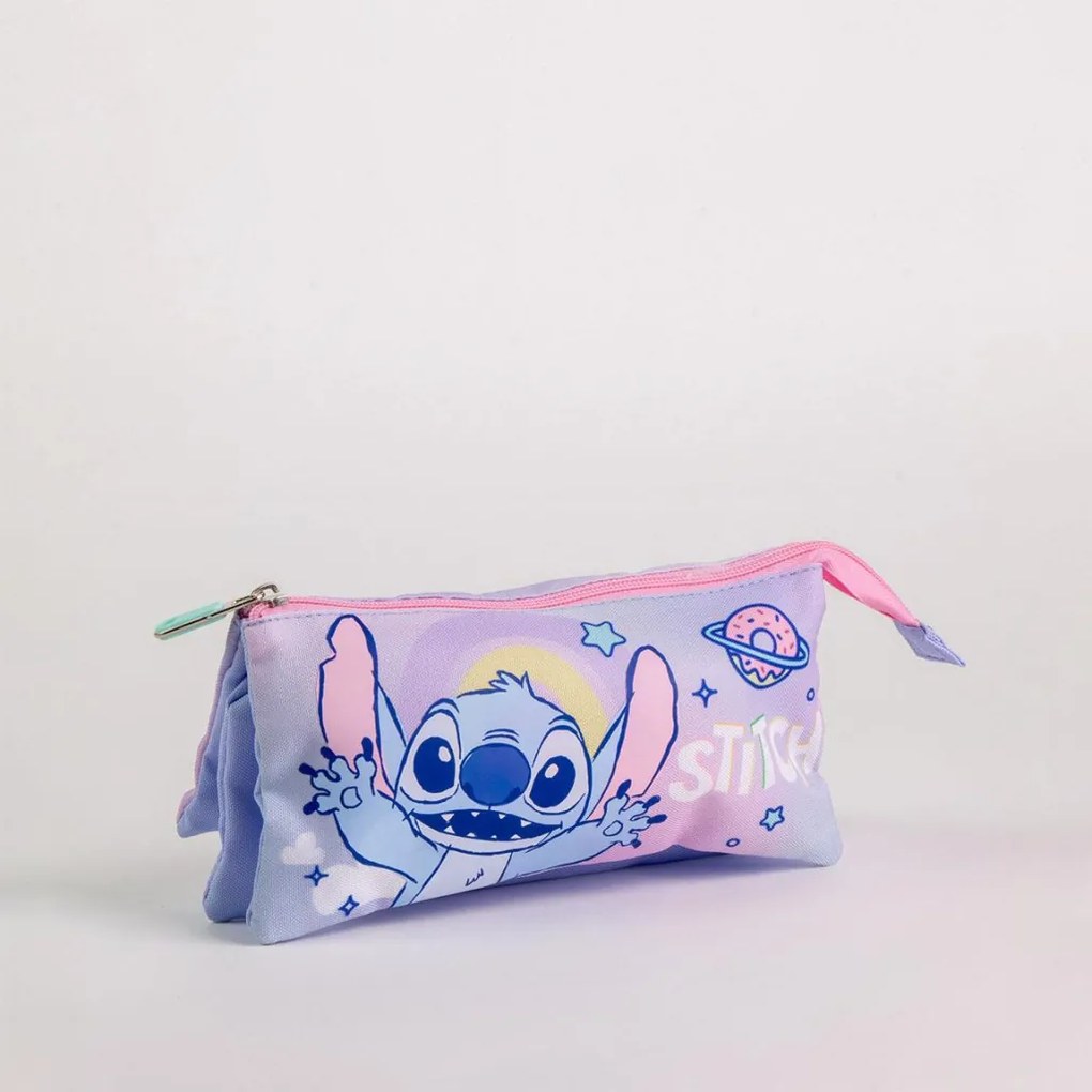 Disney Lilo és Stitch, A csillagkutya Universe 3 rekeszes tolltartó 23 cm