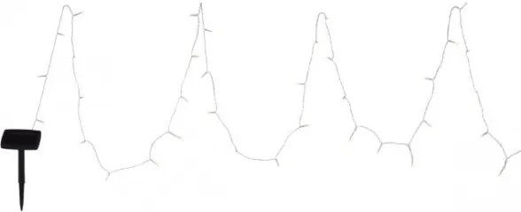 Globo 33700-120 - LED Napelemes lánc 20 m 120xLED/2,4V IP44