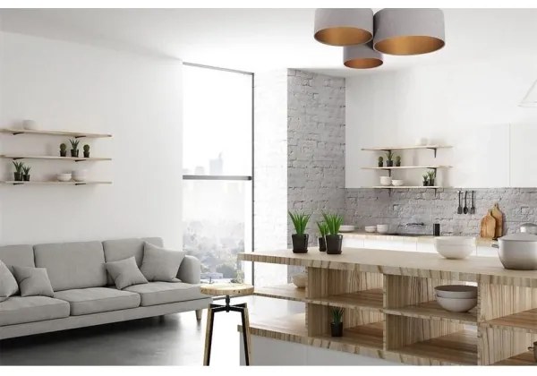 Mennyezeti lámpa SPACE 3xE27/60W/230V