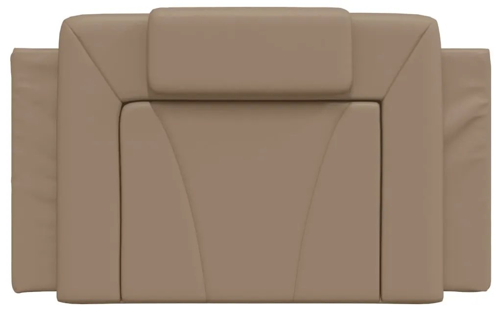 cappuccino színű műbőr fejtámla párna Viana 90 cm