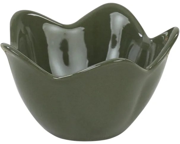 Lotus kerámia tál 6 db, 11,8 cm, zöld