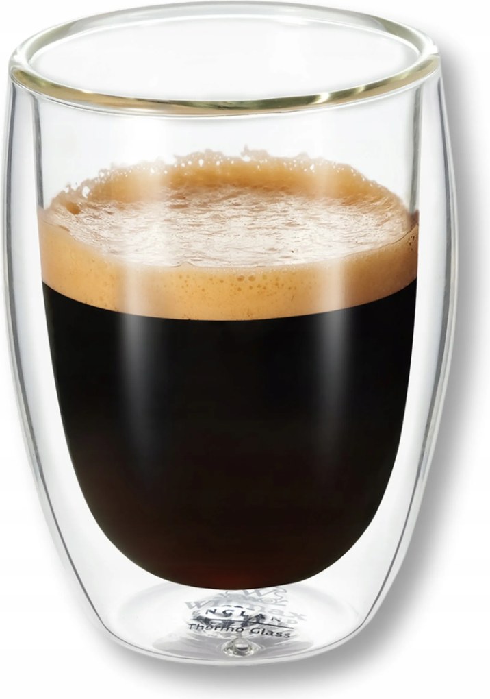 Wilmax duplafalú thermo kávés és teás pohár 250 ml