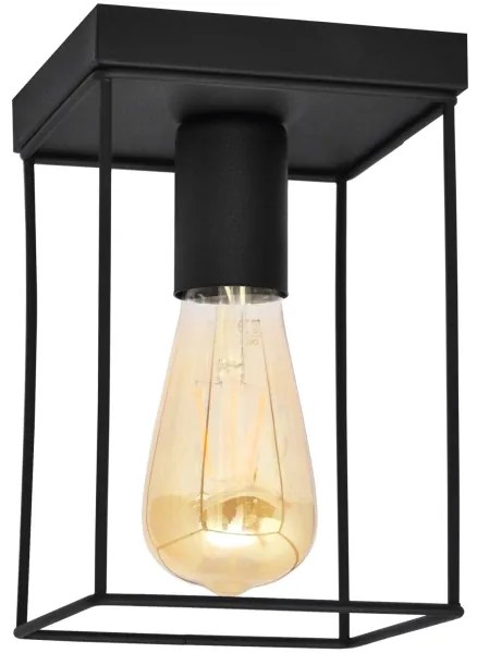 Mennyezeti lámpa FINN 1xE27/15W/230V fekete