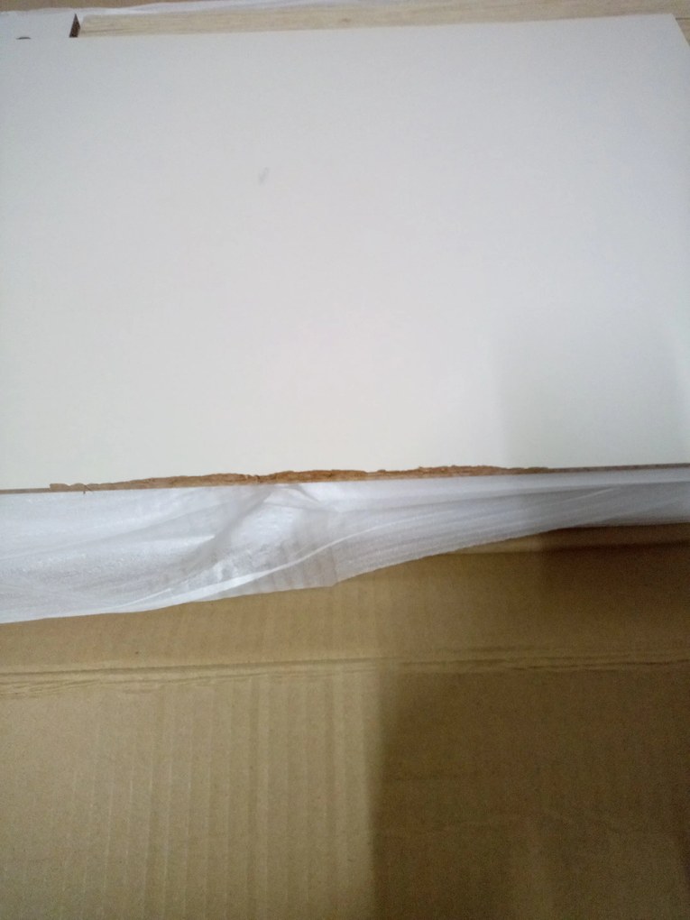 AKCIÓ TV állvány FROST 120x40 cm fehér, alpesi tölgy dekor, II. osztály