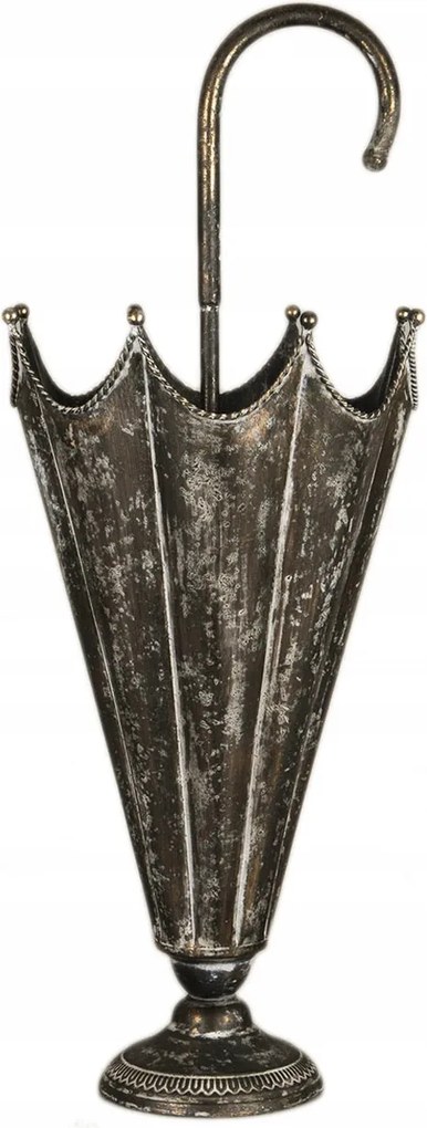 Esernyőtartó állvány esernyőhöz, ezüst retro