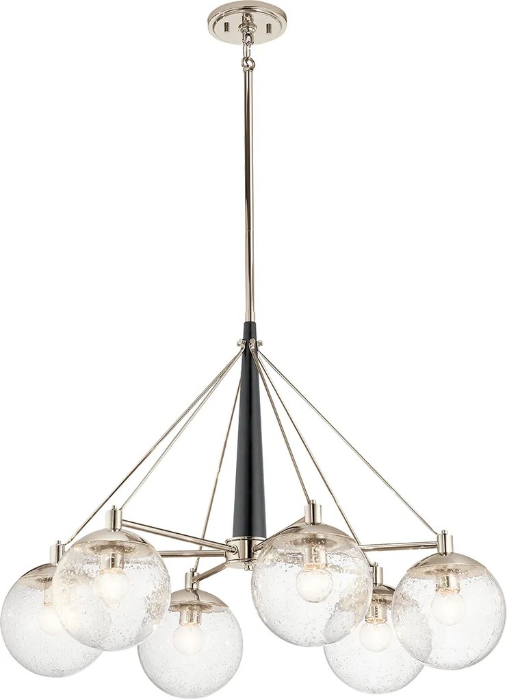 Quintiesse glamour modern csillár marilyn polírozott nikkel elsqn-marilyn6