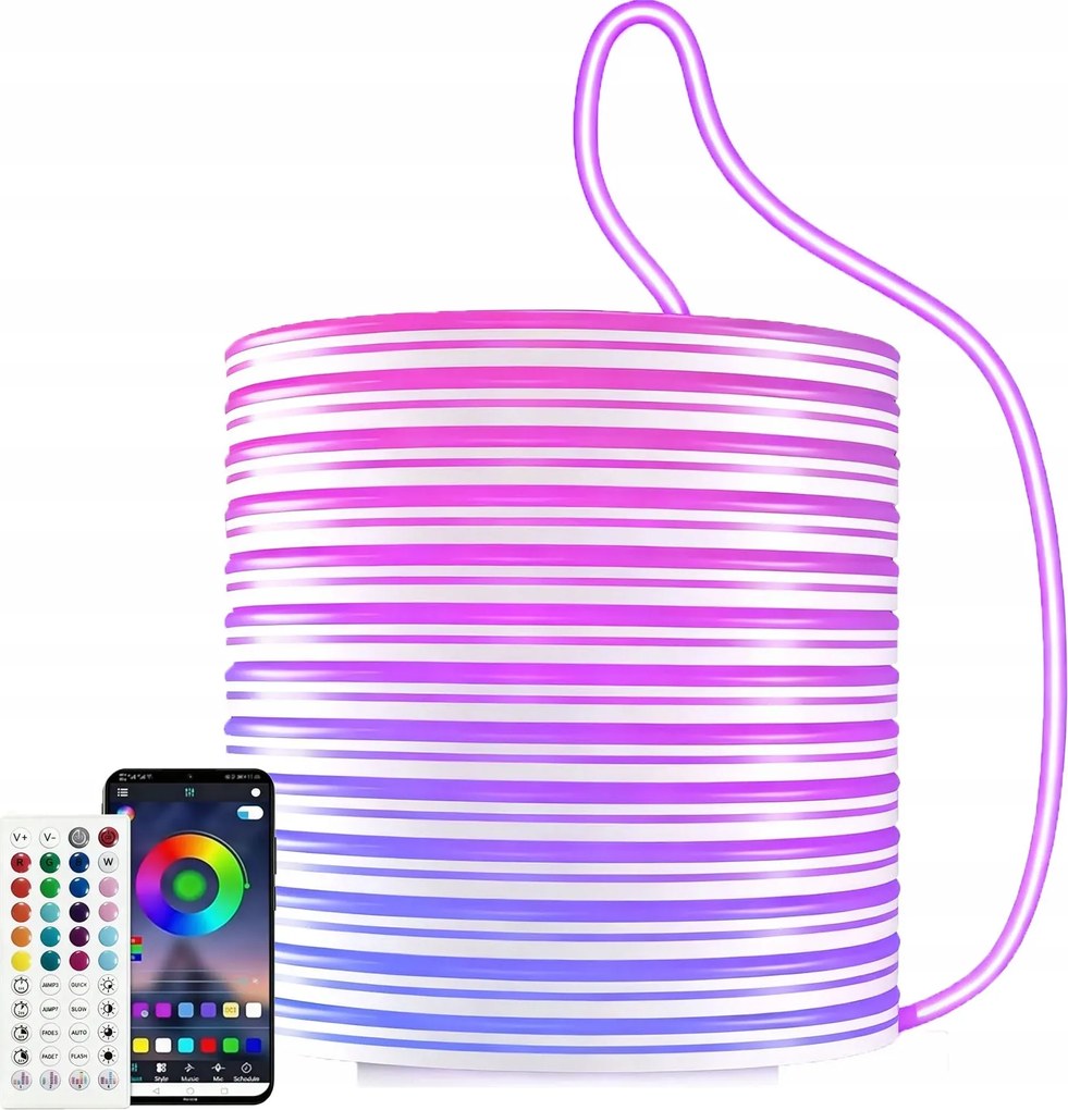 Led Szalag 6M Rgb Vízálló Led Szalag Távirányító Applikáció Vezérlés