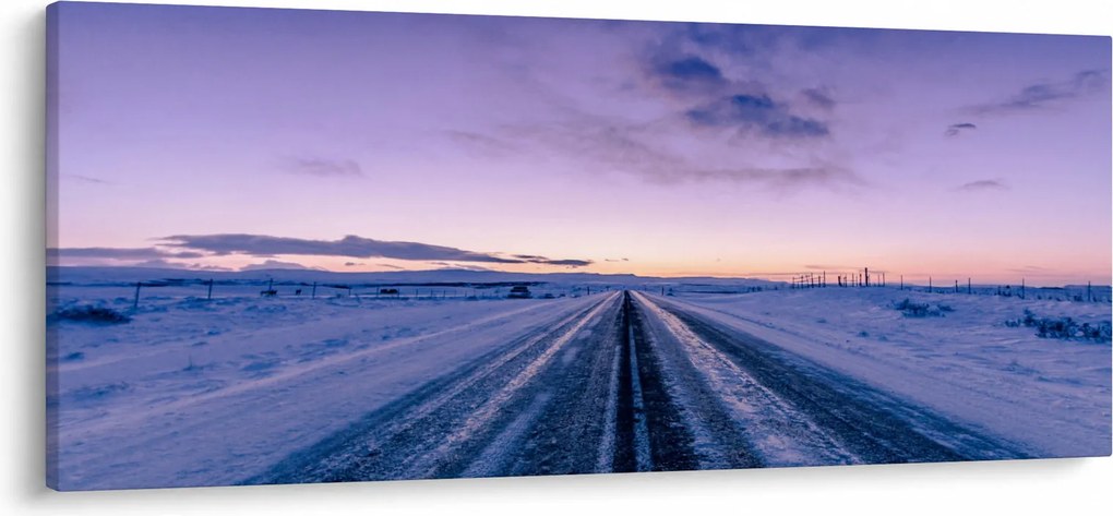 A téli út képe (120x50 cm)