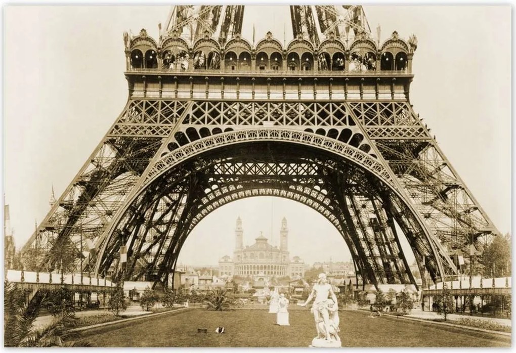 Poszterek 200x135 Régi kép az Eiffel-toronyról
