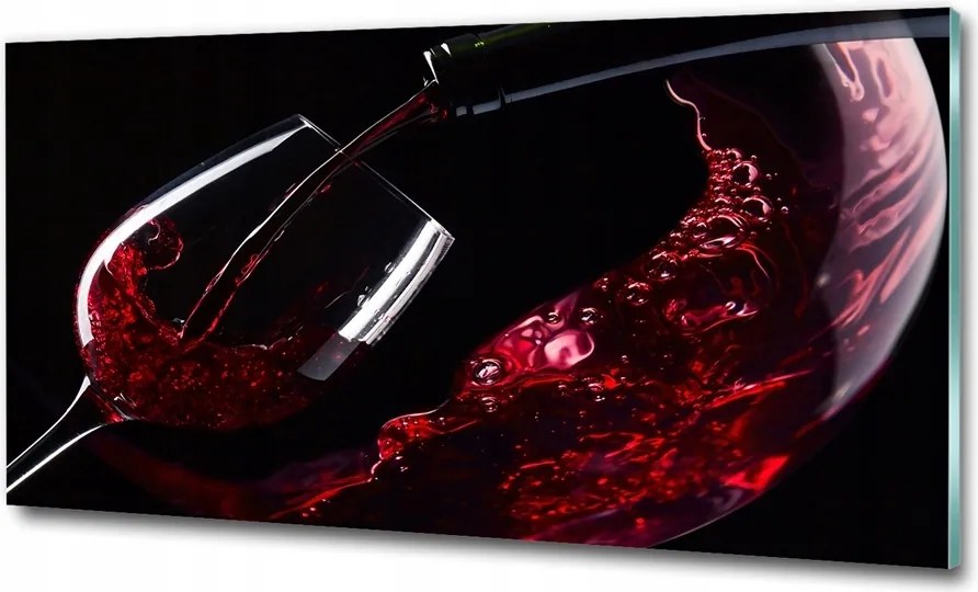 Fotó-üvegkép Eper jéggel 125x50