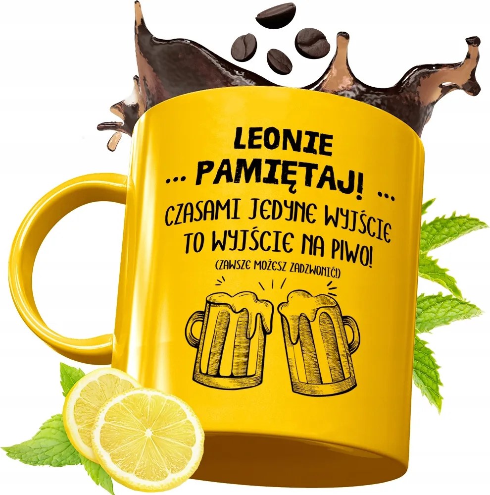 Arany Prémium Bögre Leonnak Születésnapra Ajándék Nyomtatott Nyomtatással