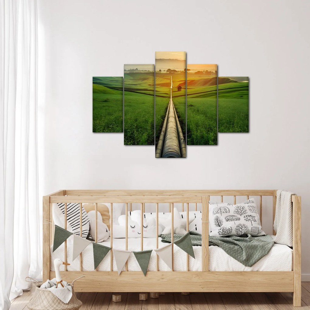 Kép - Napfelkelte a völgy felett (150x105 cm)