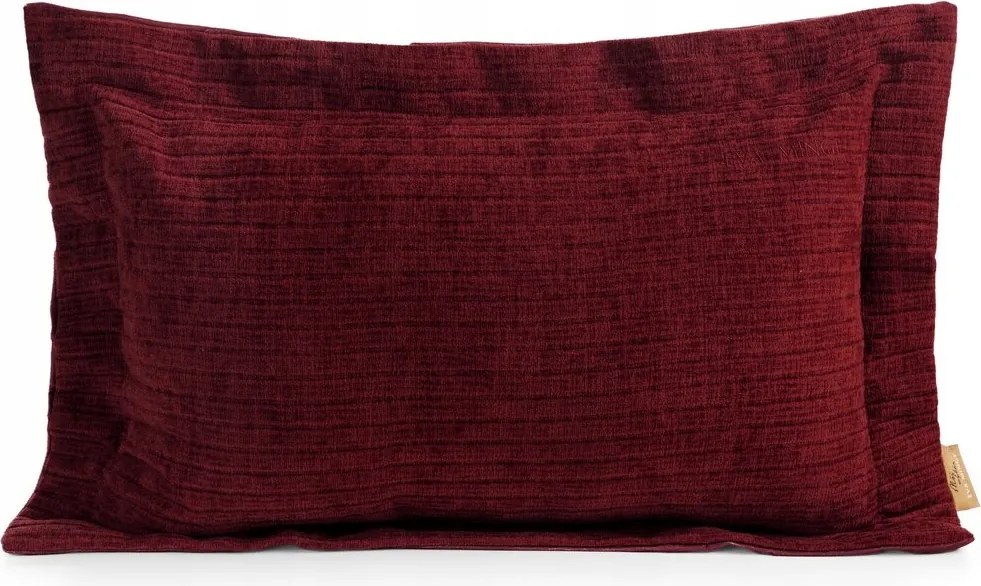 Dekoratív párnahuzat ELEGANT2 40x60 Eva Minge Eurofirany bordó zsenília
