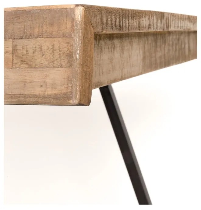 Teakfa étkezőasztal 90x180 cm Suri – White Label