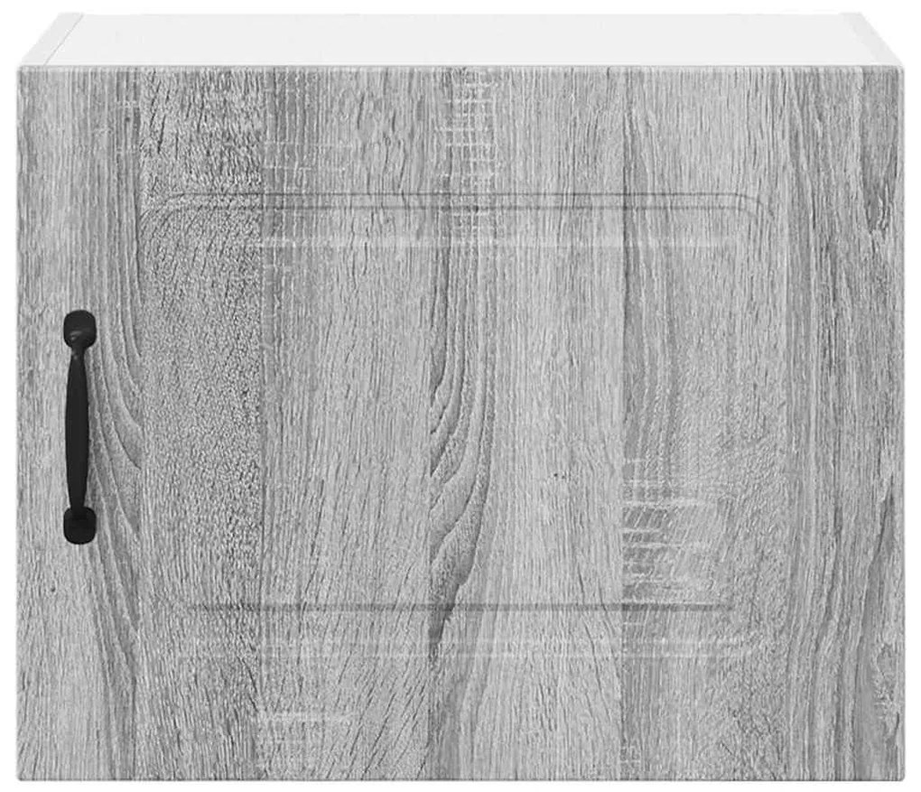 Fali konyhaszekrény 2 pcs Szürke Sonoma 50 x 31 x 40 cm Faanyag