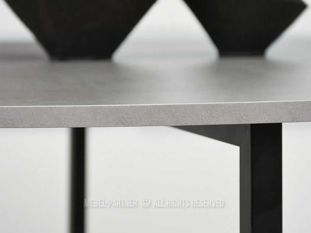Étkezőasztal Bird (beton + fekete). 1111737